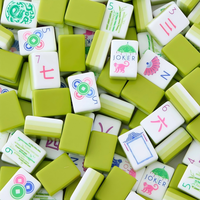Coffret cadeau prêt à l'emploi, étui rigide résistant aux rayures inclus, Mahjong américain
