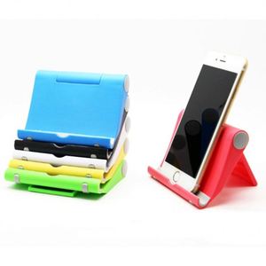 Portable <b>Mini</b> Mobile Phone Stand <b>Desk</b> Red Small ABS and Silicone Smartphone Holder Printed logo - Product Image 5