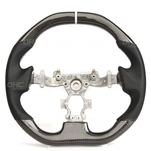 Volante de fibra de carbono real para <span class=keywords><strong>Nissan</strong></span> <span class=keywords><strong>Gtr</strong></span> R35 Gt-R R35 Skyline Volante Ohc Motors - Product Image 1