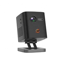 EASUNTECH Pico WiFi sans fil rechargeable, projecteur 3D DLP de poche, LED intelligent Android portable, mini projecteur 4K, 300 lumens, 32 Go, 2 Go
