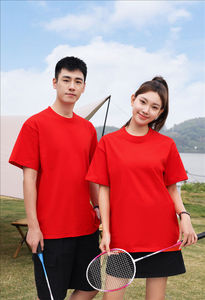 Men's <b>White</b> <b>Plain</b> Cotton T-Shirt Short Sleeve O-Neck Regular Fit Solid Color Casual Knitted Fabric Breathable - Product Image 4