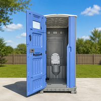 Toilettes portables en matériau HDPE écologique, petite taille, toilettes portables en plastique, salle de bain portable, lavabo, WC