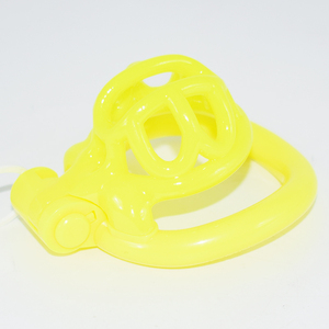 FRRK-Dispositivo de castidad para hombres, jaula de pene de castidad 3D ligera con 4 anillos, Kit brillante BDSM, Juguetes sexuales para hombres - Product Image 5