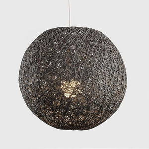Dia30cm Naturale <span class=keywords><strong>Rattan</strong></span> <span class=keywords><strong>Lampadario</strong></span> Forma di nido di Uccello Rurale di Stile per Soggiorno casa da tè Balcone Camera Da Letto Ristorante <span class=keywords><strong>Lampadario</strong></span> - Product Image 3