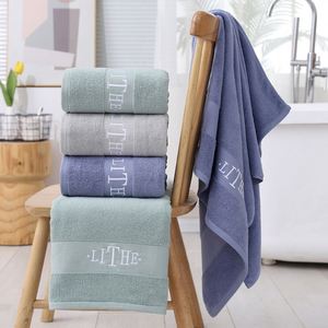 Serviettes de bain japonaises pour adultes en coton 100% pur brodé de haute qualité, super absorbantes, douces et durables, 70x140cm, vente en gros - Product Image 2