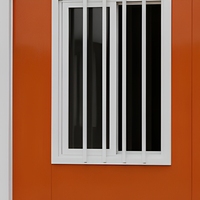 Maison conteneur démontable modulaire en acier préfabriqué, bureau portable, couleur personnalisée, grain de bois