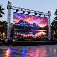 Écran LED vidéo mural extérieur personnalisable et programmable 4K HDR10 IP65 étanche pour location, idéal pour les scènes professionnelles et les arrière-plans.
