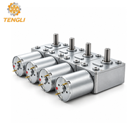 Moteur à vis sans fin Tengli GM4632-370 DC avec arbre fileté M3, rapport 10:1-1000:1, autobloquant pour mécanisme de verrouillage intelligent
