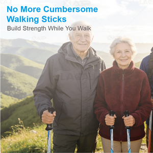 Bâtons de randonnée télescopiques en aluminium légers XATP pour la randonnée, la <span class=keywords><strong>marche</strong></span> sur neige et la <span class=keywords><strong>marche</strong></span> à pied - Product Image 5