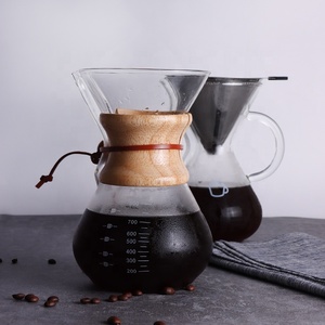 Verser sur le goutteur de café <span class=keywords><strong>filtre</strong></span> à café en acier inoxydable sans papier <span class=keywords><strong>filtre</strong></span> à cône en métal <span class=keywords><strong>cafetière</strong></span> à tasse unique avec support antidérapant - Product Image 5