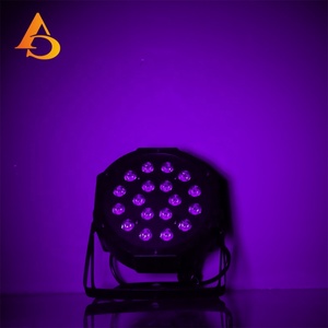 Iluminación LED OEM ODM UV RGB 3 en 1, 18 Piezas de 3W, Mini Luces LED para Discoteca con Control DMX - Product Image 6