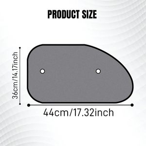 Car Retractable Side <b>Window</b> Sunshade Nylon Net Foldable and Easy to Install 2PCs Four Seasons Universal Sample Customization - Product Image 4