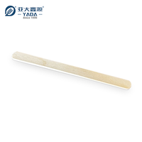 Bâtons de crème glacée en bois lisses écologiques de 114mm Bâtons de Popsicle jetables directs d'usine