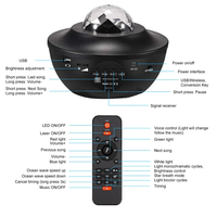 Offre Spéciale fête Disco romantique rvb couleur atmosphère galaxie étoile veilleuse Led projecteur lampe lumière avec musique pour enfants