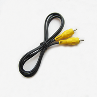 Câble plat Jack TV, 5 mètres, câble Audio-vidéo parallèle de 3 RCA à 3 RCA, câble plat de télévision