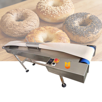 Machine industrielle électrique de fabrication de bagels, ensemble de machines de formage et de cuisson pour ligne de transformation alimentaire