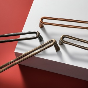 Maxery ngành công nghiệp phong cách wabi-sabi Phong Cách Rose màu vàng nội xử lý đồ nội thất phần cứng Antique xử lý kéo nhà máy bán buôn - Product Image 4