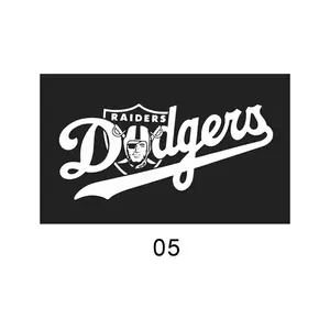100% poliestere Dodgers Dodgers Flag per MLB 3ft * 5ft Dodgers Raiders Flag Raiders personalizzati bandiera della squadra NFL