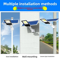 Lampe solaire LED haute puissance 6V CC à télécommande, étanche IP65, en alliage d'aluminium, pour extérieur, avec poteau, garantie 2 ans