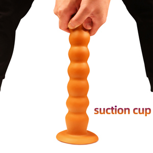 Dildo dalla forma speciale, in silicone di alta qualità, con potenti ventose, adatto a molteplici scenari. - Product Image 6