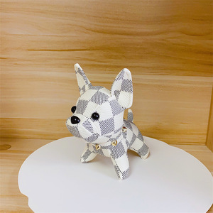 Boneka Kulit Anjing Petarung, Liontin Gantungan Kunci, Mainan Plush Bahan Lembut, Pereda Stres, Dekorasi Tas Ransel, Tas Tangan, Gantungan Kunci Mobil, Mainan Dekoratif PP - Product Image 4