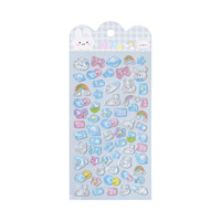 Pegatinas de PVC 3D con Dibujos Animados, Lindas Pegatinas 3D en Relieve para Decoración, Calcomanías Creativas para Teléfonos y Tazas, de China