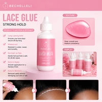 Kit d'entretien pour perruques OEM/ODM en gros, colle à perruque en dentelle de haute qualité, imperméable, forte tenue, marque privée, au-dessus du MOQ 2 pièces