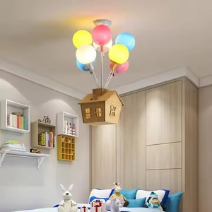 Moderno fumetto palloncino LED plafoniera luce pendente per bambini camera da letto casa illuminazione interna palloncino LED soffitto <span class=keywords><strong>lampadario</strong></span> - Product Image 4