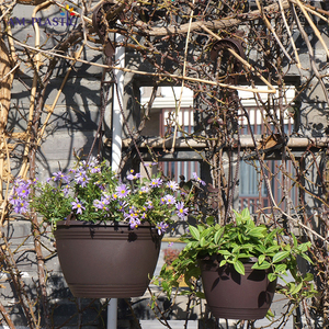 Forma di fornitura di fabbrica di plastica cesti appesi per la decorazione del giardino di casa balcone fioriera <span class=keywords><strong>vasi</strong></span> di <span class=keywords><strong>piante</strong></span> appesi cestini decorativi - Product Image 6