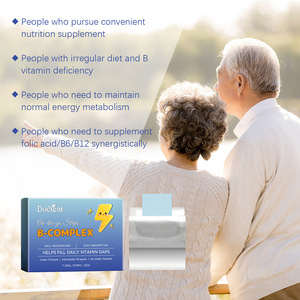 DOCTEAT Vitaminas <span class=keywords><strong>B</strong></span> Compuestas en Tabletas Instantáneas Portátiles, Mejora la Memoria y el Sueño, <span class=keywords><strong>7</strong></span> Tiras Orales/Caja, Ingredientes Saludables para el Cuerpo - Product Image 4