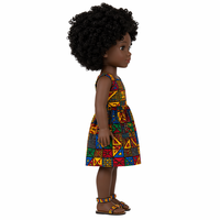 Poupée noire à la mode avec cheveux afro, design africain, mignonne, douce, éducative, poupée bébé de 18 pouces pour enfants