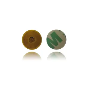 Dia10mm mini etiketleri RFID etiket esnek yazılabilir anti-metal pasif FPC RFID Sticker FM11RF08 çip