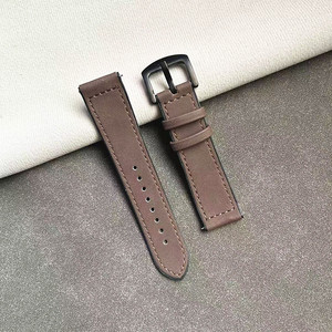 Correa Lionorm de Silicona+Cuero Resistente al Sudor para Samsung <span class=keywords><strong>Galaxy</strong></span> <span class=keywords><strong>Watch</strong></span> 7 de 44mm, Banda de Repuesto para Huawei GT <span class=keywords><strong>5</strong></span> <span class=keywords><strong>Pro</strong></span>, Brazalete - Product Image 3