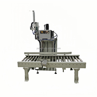 Machine à étiqueter le ruban d'étanchéité de carton et le coin latéral de la boîte d'oeufs Imprimante automatique Machine à étiqueter à surface plane de bouteille d'autocollant