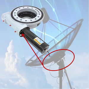 Motor Putar Luoyang Jw Sumbu Tunggal/Ganda <span class=keywords><strong>9</strong></span> Inci Se14 Sde7 Sdd9 Motor Listrik dan Motor Hidrolik untuk Antena Radar - Product Image 1