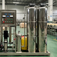 Système de purification d'eau industrielle par osmose inverse 1000 l/h – Centrale de traitement d'eau principale