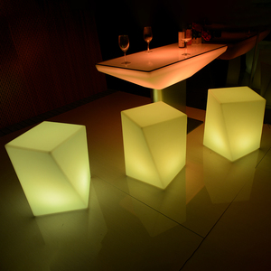 Phát sáng hộp đêm thanh cuối bảng và thanh phân trên một turistic thuyền đa màu sắc có thể sạc lại <span class=keywords><strong>LED</strong></span> hookah phòng chờ đồ nội thất thiết lập - Product Image 2