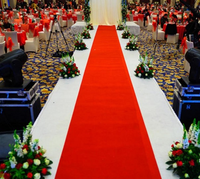 Großhandel Einweg-Tapis Rouge Roter Teppich für Veranstaltungen Einfarbiger Teppich Ausstellungs-Event-Hochzeitsteppich