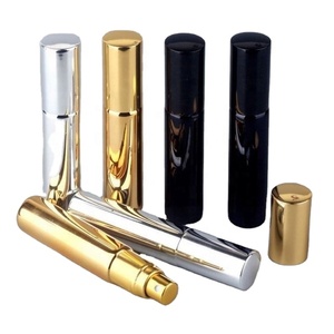 High Quality Portable 5ml 10ml Mini Glass Perfume Bottle <b>Small</b> Travel Size with Screw <b>Pump</b> Cap - Product Image 1