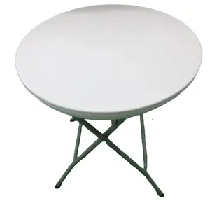 2 personen mini ronde klaptafel/24 "lichtgewicht draagbare tafel voor studenten/kids schrijven spelen tafel