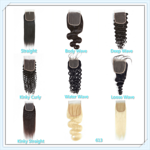 Onda de cuerpo recto con onda profunda, cutícula de onda de agua, cabello humano alineado de oreja a oreja, cierre Frontal de encaje de seda Invisible fino - Product Image 6