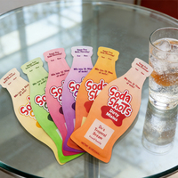 Sachets en Mylar découpés sur mesure de 15 ml pour emballage alimentaire de jus de fruits, en forme de bouteille, pour liquides et boissons