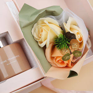 Gloway Logo Coffret cadeau d'<span class=keywords><strong>anniversaire</strong></span> créatif Set de parfum avec boîtes d'emballage Diffuseurs d'arômes Parfum avec fleur - Product Image 2