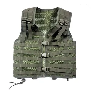 Classic 600D polyester light weight mesh tactical vest, Molle system breathable mesh hunting vest for OEM