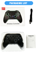Manette sans fil BT avec logo personnalisé pour Nintendo Switch PC IOS Android Gamepad Moteur de vibration double Joystick
