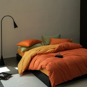 Set <span class=keywords><strong>di</strong></span> <span class=keywords><strong>Lenzuola</strong></span> in Bambù per Hotel su Misura, Set Biancheria da Letto in Bambù con Copripiumino e Federe, Vari Colori - Product Image 2