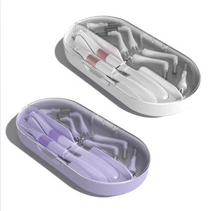 Marca ortodoncia en forma de L cepillos interdentales <span class=keywords><strong>limpiador</strong></span> de huecos de dientes portátil cabezales de repuesto de plástico DuPont ortodoncia limpia - Product Image 1