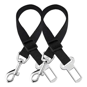 Vật Nuôi Cung Cấp Điều Chỉnh Vải Nylon Pet Dog Cat Seat Belt An Toàn Dẫn Dog Restraints Xe Dây An Toàn Khai Thác