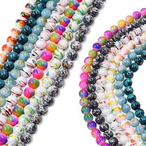 Perles en verre soufflé à la main de 10 mm, peintes à la main, de haute qualité, pour la fabrication de bijoux, meilleur prix, vente chaude - Product Image 2