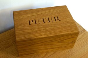 Caisse en bois, petit casier à bois en bois massif, boîte en bois - Product Image 3